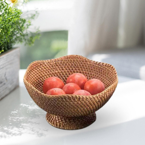 A Frutero De Ratán, Cesta Para Servir Aperitivos Y Medio