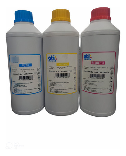 Tinta Epson Ati 1 Litro Magenta Yellow Cyan Dye Sd99