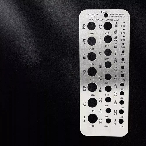 Brocas De Medição De Tamanho De 1,59 A 12,7 Cm
