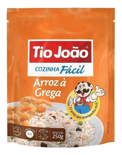 Arroz à grega cozinha fácil 250g Tio João