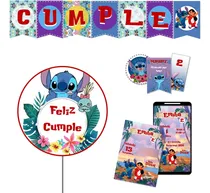 Comprar Kit Imprimible Cumple + Candy Editable - Lilo Y Stitch