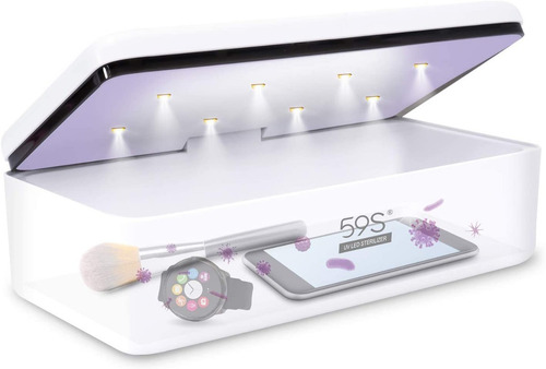 Uvled Esterilizador 99,9% Virus Y Bacterias - Caja S2 - 59s