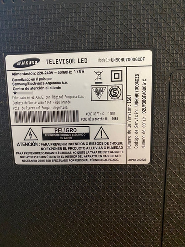 Samsung Uhd 50 Pulgadas Serie 7000 - No Hago Envios! (Usado)