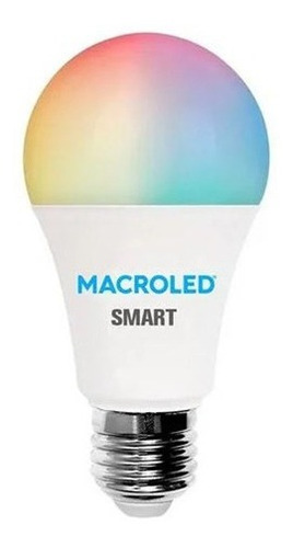 Pack X10 Focos Led Smart Macroled A60 12w Rgb+w Inteligente