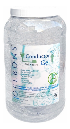 Gel Conductor Premium Ultrasonido O Electroestimulador 4 L