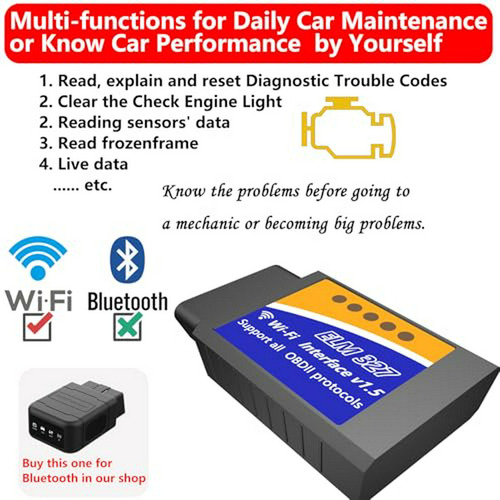 Escáner Wifi Elm327 Obd2 Para Android Y iPhone - Herramienta