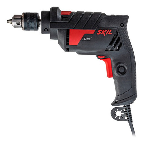 Imagen 2 de 7 de Taladro Atornillador Percutor Skil 6604 570w 10mm