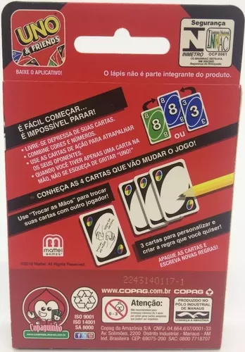 Jogo De Cartas Uno E Jogo Do Mico Jogo Infantil Copag - Jogos de Cartas -  Magazine Luiza