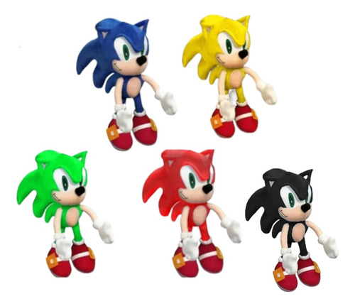 Boneco Do Turma Do Sonic Várias Cores Brinquedo Lançamento