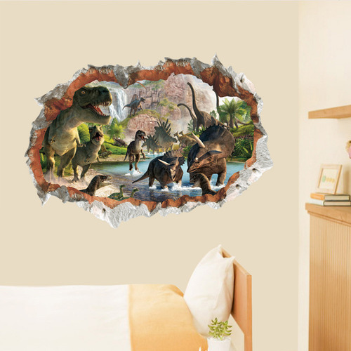 3d Dinosaur Wall Stickers Removable Decal Sticker Kids