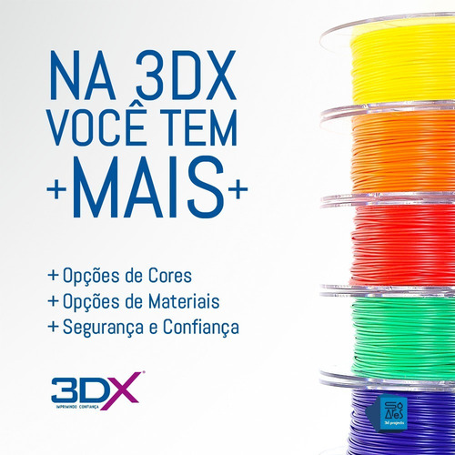 Imagem 4 de 5 de Filamento Pla 1,75 Mm | 1kg | Branco +