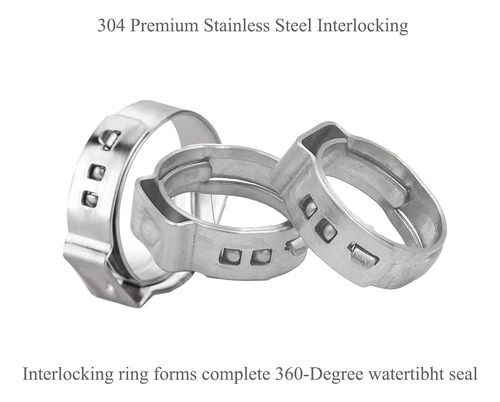 Pex - Anillo De Abrazadera De 1/2 Pulgada, Anillos De Abraza