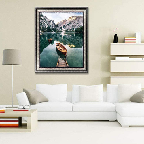 Imagen 2 de 6 de Kits De Pintura De Diamante 5d Diseño Paisaje 30 * 40 Cms