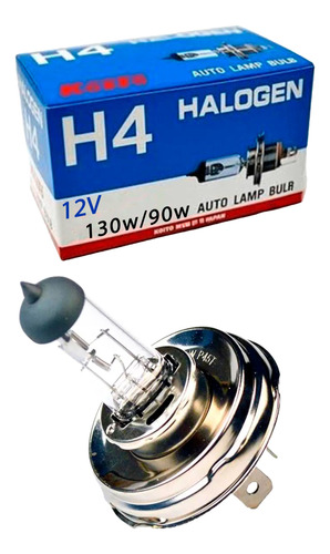 Ampolleta H4 P45t 12v Halogena 130/90w / Pack 2 Unidades
