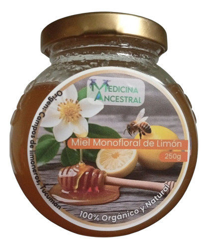 Miel Monofloral Limón 250mg - Medicina Ancestral