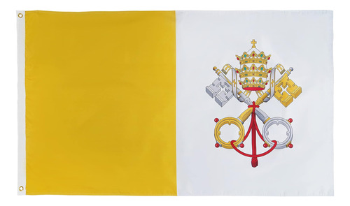 Frf Flag Bandera Del Vaticano De 4 X 6 Pies, Bandera De La C