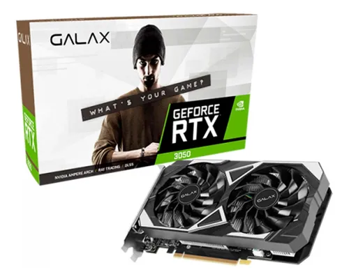 Imagem do produto Placa de Vídeo Galax GeForce RTX 3050 EX 1-Click OC 6GB 96Bit GDDR6 - 35NRLDMD9OEX em Mercado Livre
