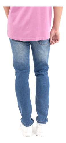 Jeans Para Caballero Forever 21 Mezclilla Corte Slim