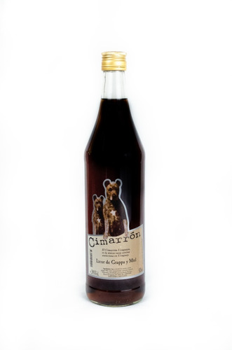 Grappa Miel Cimarron 1 Litro.