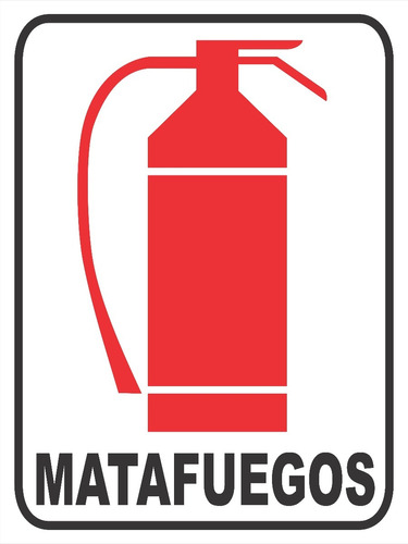 Cartel Matafuegos 11x14 Cm