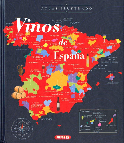 Vinos De Espaãâa, De Susaeta, Equipo. Editorial Susaeta, Tapa Dura En Español