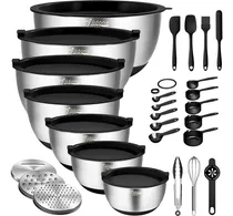 Comprar Cuencos Para Mezclar Wildone Con Tapas Hermeticas, 27 Pi [u]