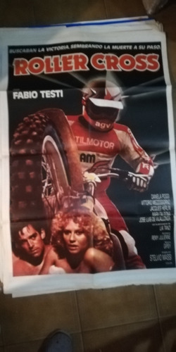 Afiche Original Cine Película Roller Cross 