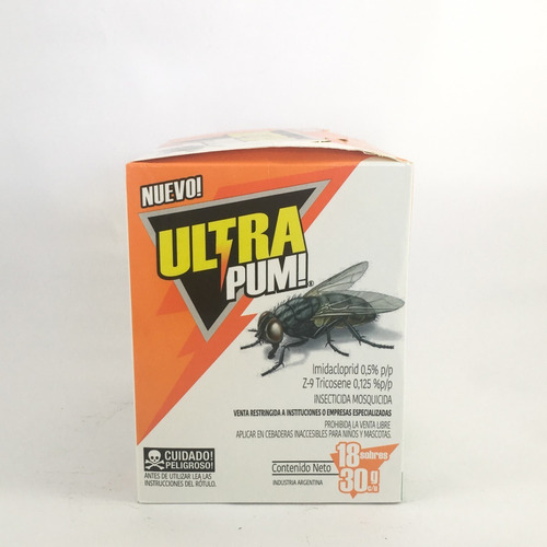 Imagen 3 de 6 de Ultra Pum - Cebo Mata Moscas Y Moscas De La Humedad X30 Gr