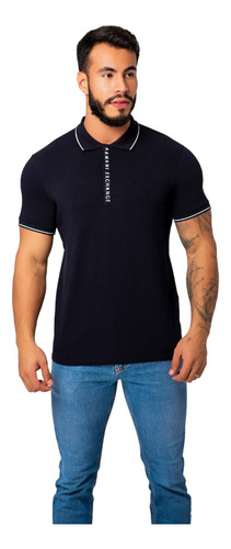 Polo Armani Exchange Original Ziper Slim  