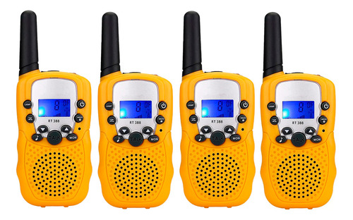 Combo X4 Unidades Radios Niños Intercomunicadores Walkie