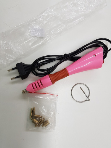 Envio Gratis Aplicador De Strass Y Gemas Termoadhesivas Electrico 220v + Lapiz Magico