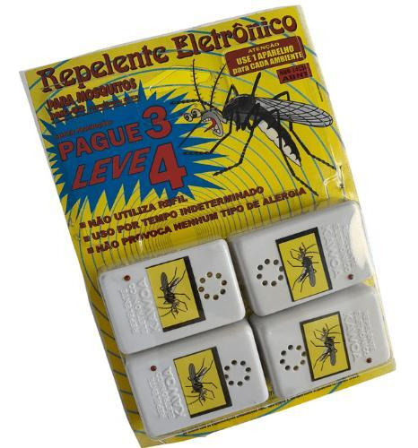 Cartela Promocional Com 4 Repelentes Para Mosquito Kawoa