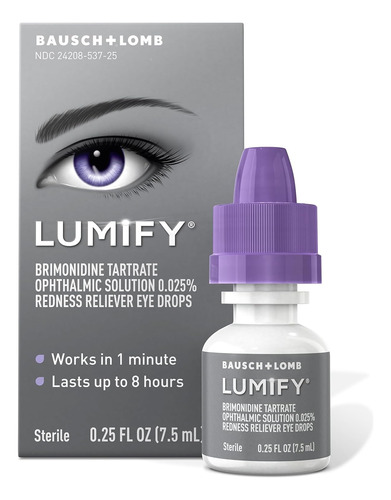 Lumify Gotas Alivia Ojos Rojos Frasco 7.5ml Botella Grande