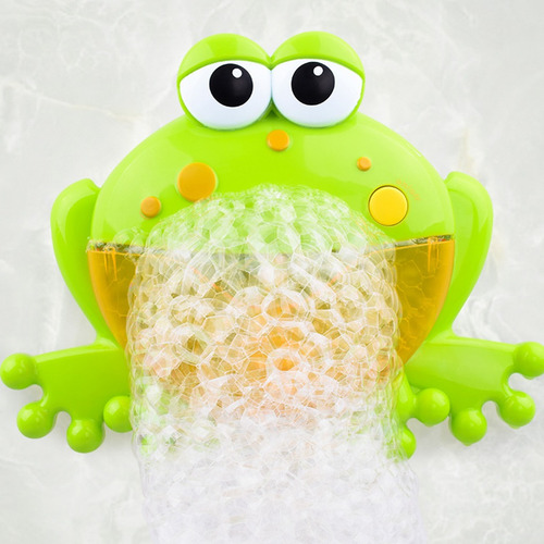 3pieces & Frog Bubble Maker Machine Musical Baby Kids Baño 