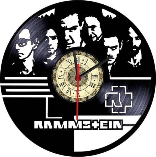 Reloj En Vinilo Lp/ Vinyl Clock Rammstein Band