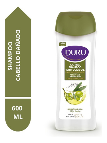 Shampoo Con Extracto De Aceite De Oliva 600 Ml