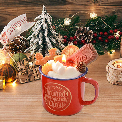 Velas Navideñas Velas Perfumadas Navideñas Vela Navideña De