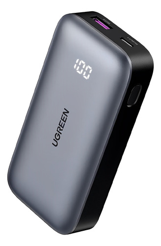 Power Bank Ugreen 10000mah Portátil Máx. 30w Cinza Dark