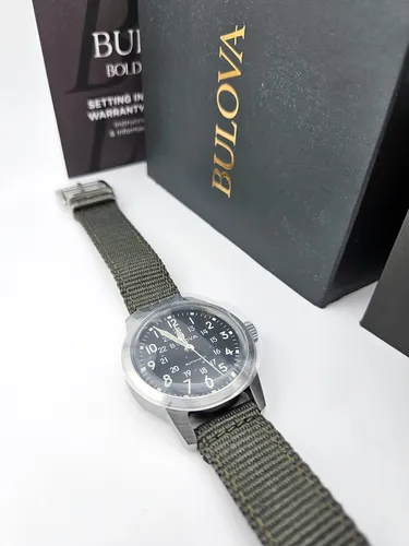 Rel gio Bulova Militar Edi o Especial Vwi Hack Verde 96a259