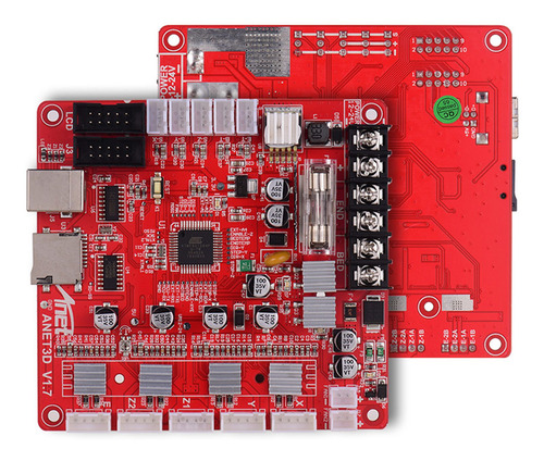Imagen 1 de 8 de Placa Madre Anet A1284-base V1.7 Base