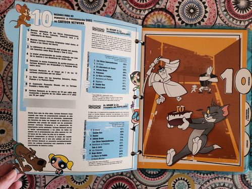 Carpeta 3 Ganchos Cartoon Network N° 3 Con Separadores (Usado)
