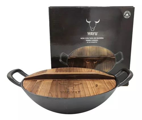 WOK DE HIERRO 32 CMS BRIVA