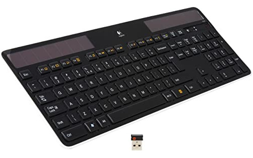 Llavero Solar Inalámbrico Logitech K750, Negro