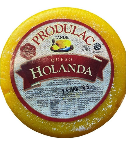 Queso Holanda Produlac Tandil Horma X1kg Aprox