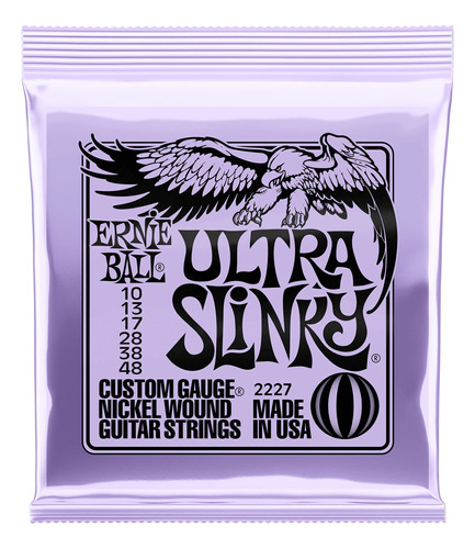 Encordado Ernie Ball Ultra Slinky Guitarra Eléctrica 2227