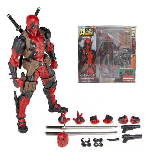 Amazing Yamaguchi Deadpool Superhero Figura Juguete Modelo