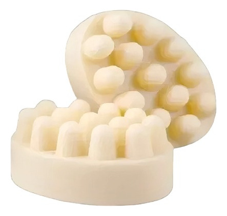 Molde De Silicona Para Jabon Masaje De 4und.