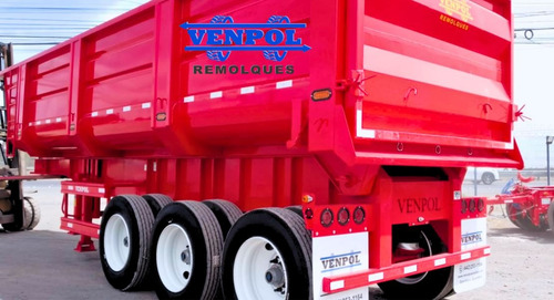Remolque Gondola Volteo 2 Y 3 Ejes Lista P/ Trabajar Nueva