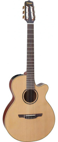 Violão Mini Jumbo Takamine P3 Fcn Elet Nylon Case Japonês