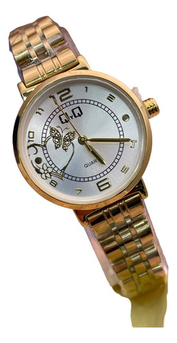 Reloj Para Mujer Marca Qyq Pulso Acero Original + Envio